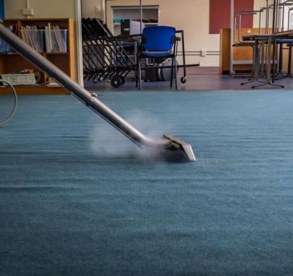 cleaning carpet