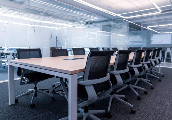 Clean modern office